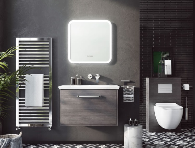 Product Lifestyle image of Crosswater Arena Steelwood Bathroom Suite