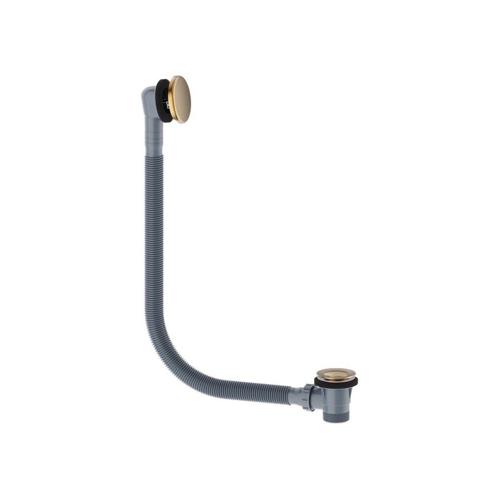 Product cut out image Britton Hoxton 2.0 Brushed Brass Click Clack Waste and Overflow BTW0210F