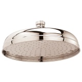 BC Designs Victrion Nickel 12" Round Shower Head Cut Out