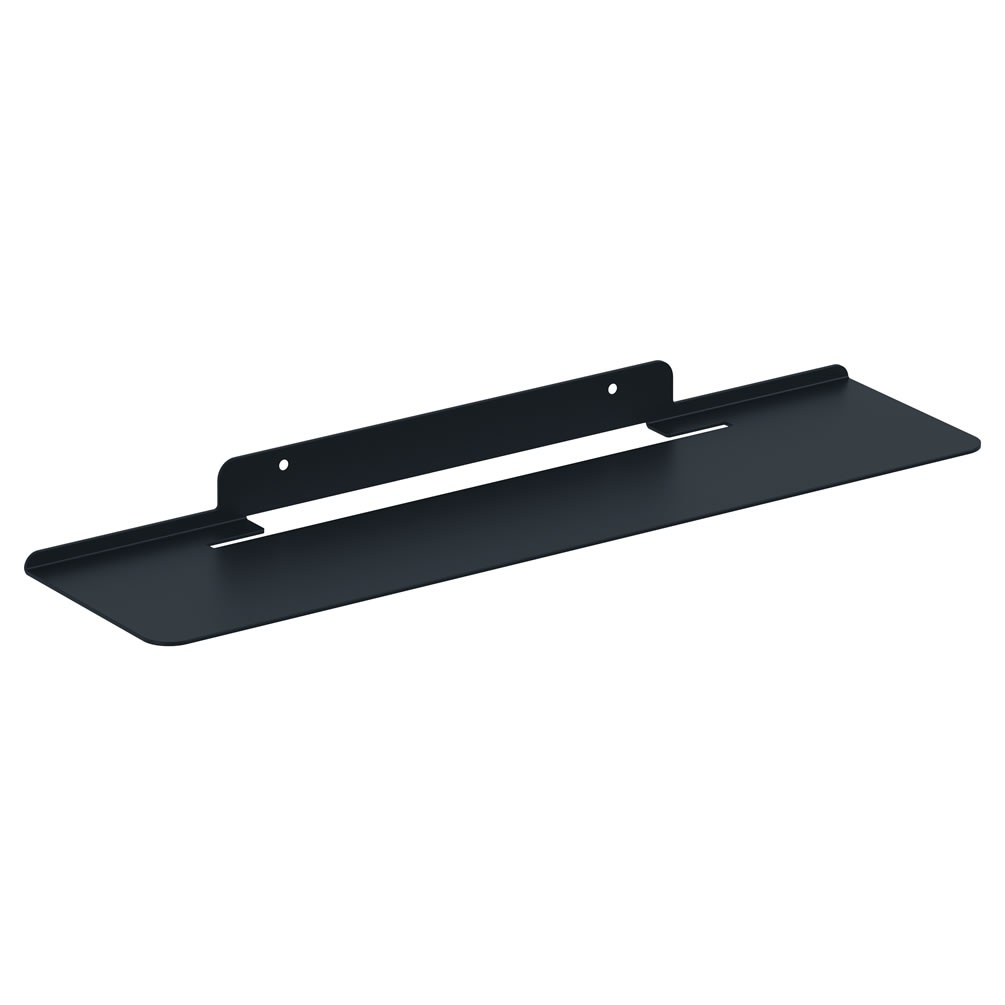 Cutout image of Villeroy & Boch More to See Lite+ 500mm Black Mirror Shelf