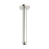 Product Cut out image of the Crosswater MPRO Brushed Stainless Steel Ceiling Mounted Shower Arm