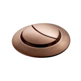 Product cut out image of the Tavistock Brushed Bronze Round Dual Flush Button