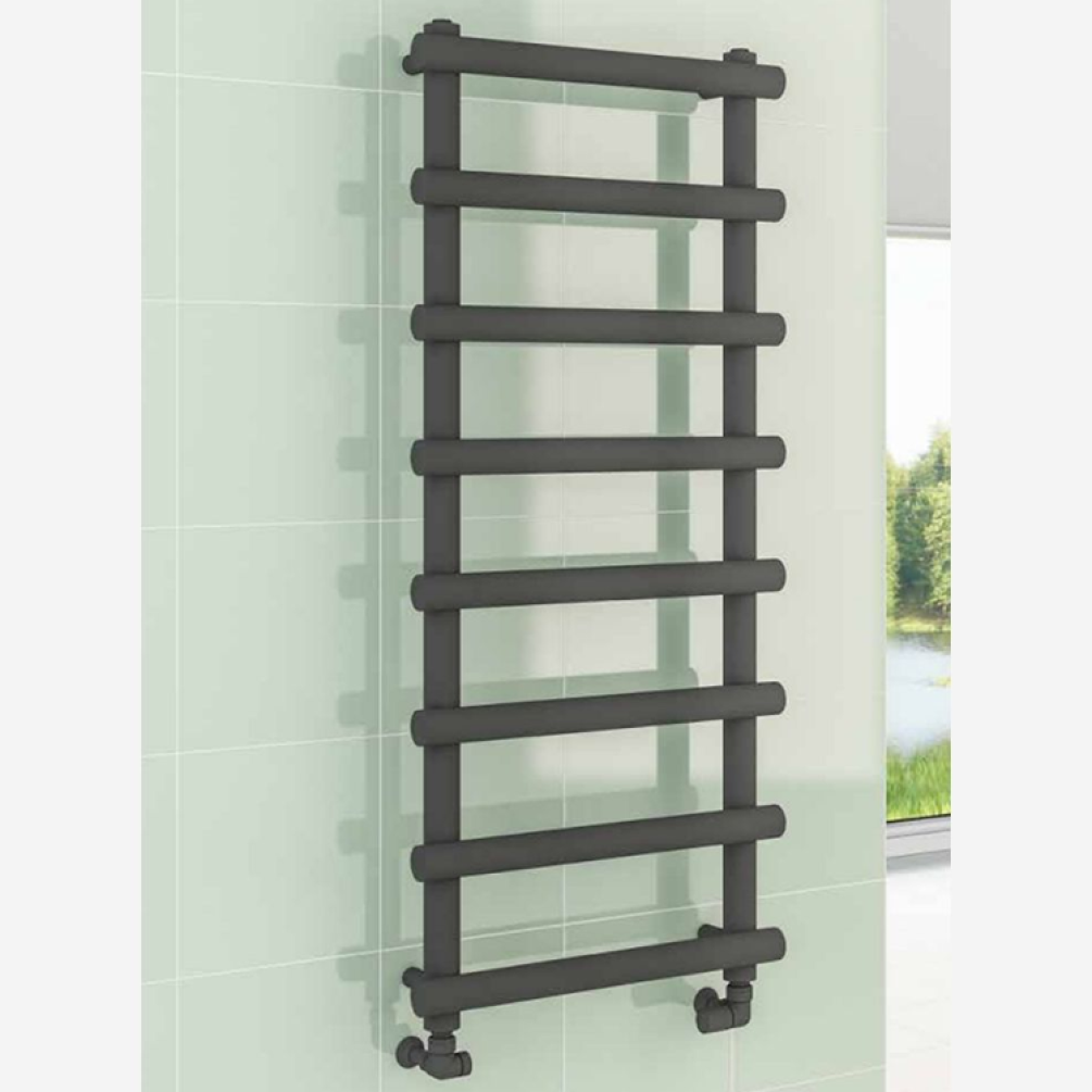Lifestyle Photo of Eastbrook Marlow Designer Heated Towel Rail - Matt Anthracite