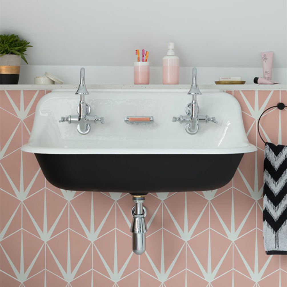Ca' Pietra Lily Pad Bubblegum Porcelain Matt Tiles