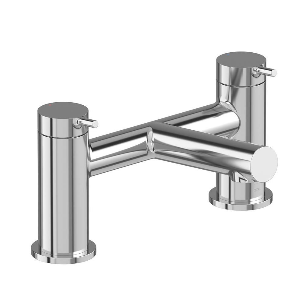 Vado Safari Lever Chrome Deck Mounted Bath Filler
