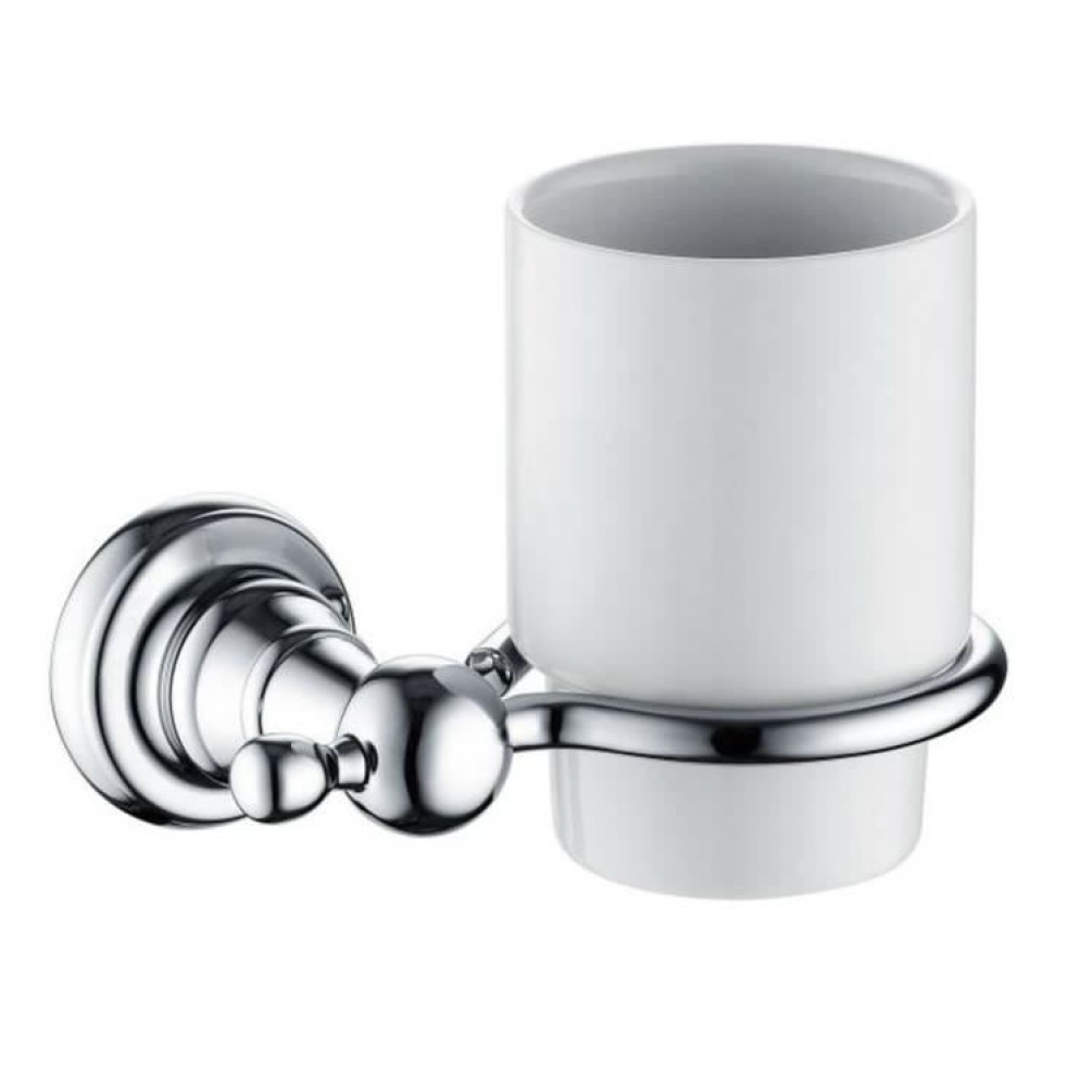 Heritage Holborn Chrome Tumbler & Holder Image