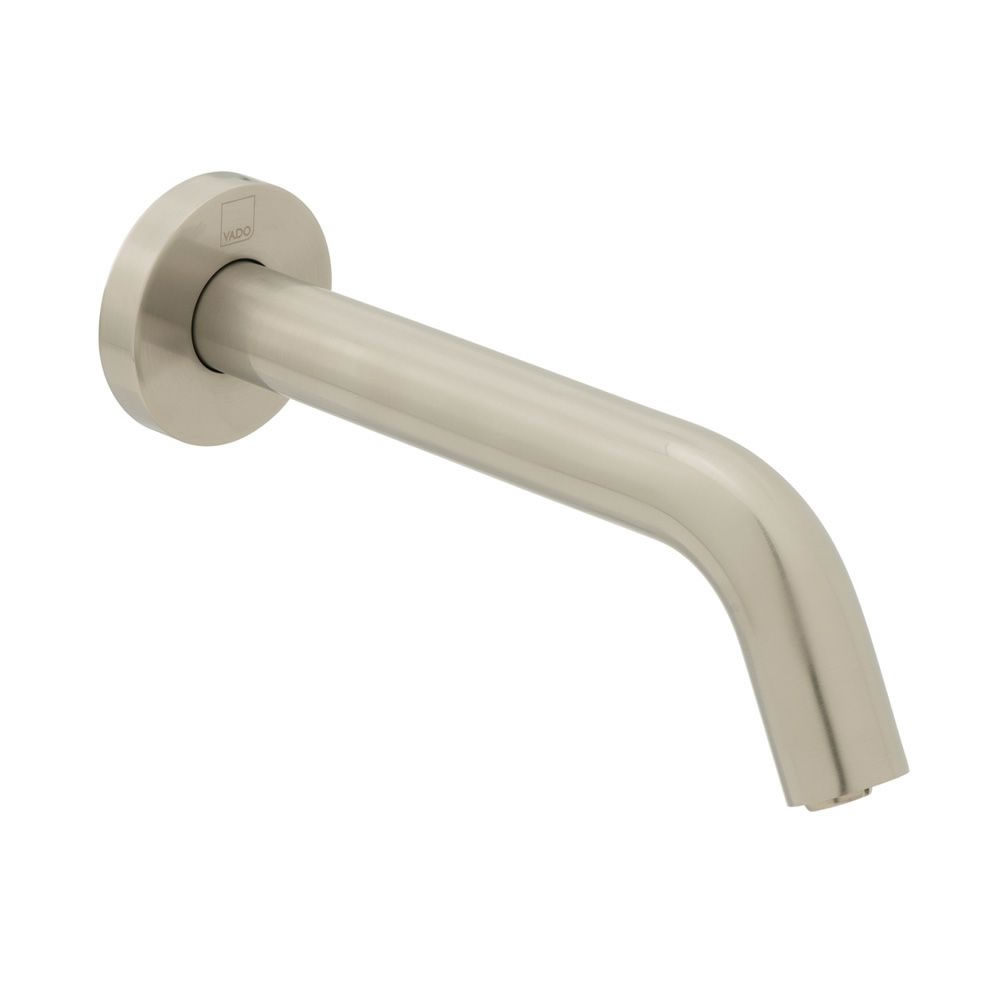 Cutout image of Vado Individual Brushed Nickel Wall-Mounted Basin Sensor Spout