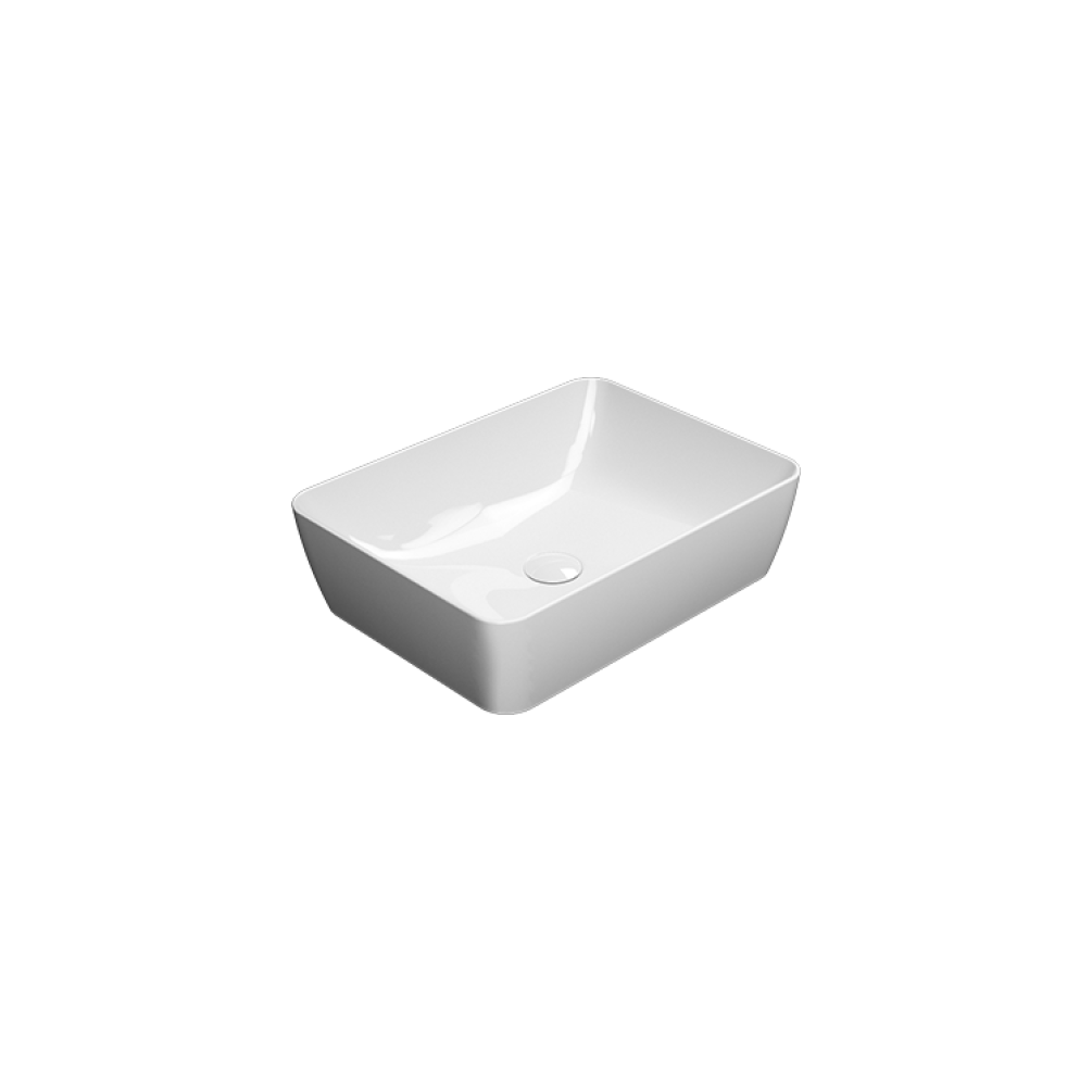 Photo of GSI Nubes 50 Rectangular Countertop Basin Cutout