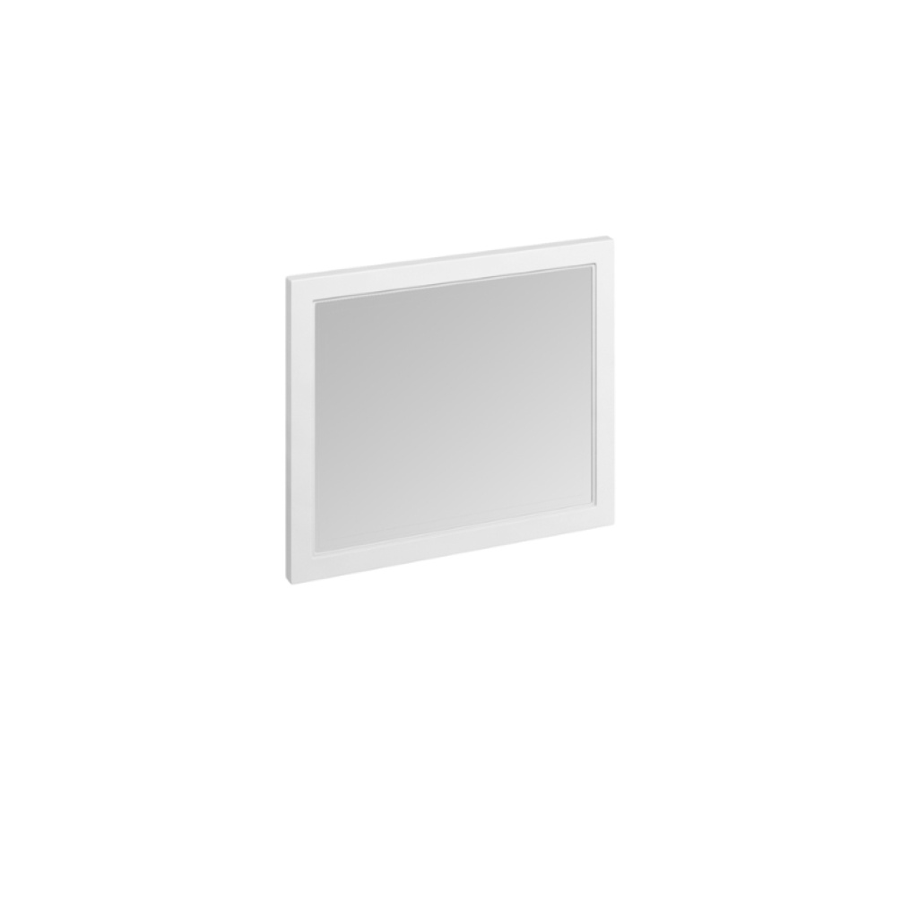 Product Cut out image of the Burlington Matt White 900mm Framed Mirror