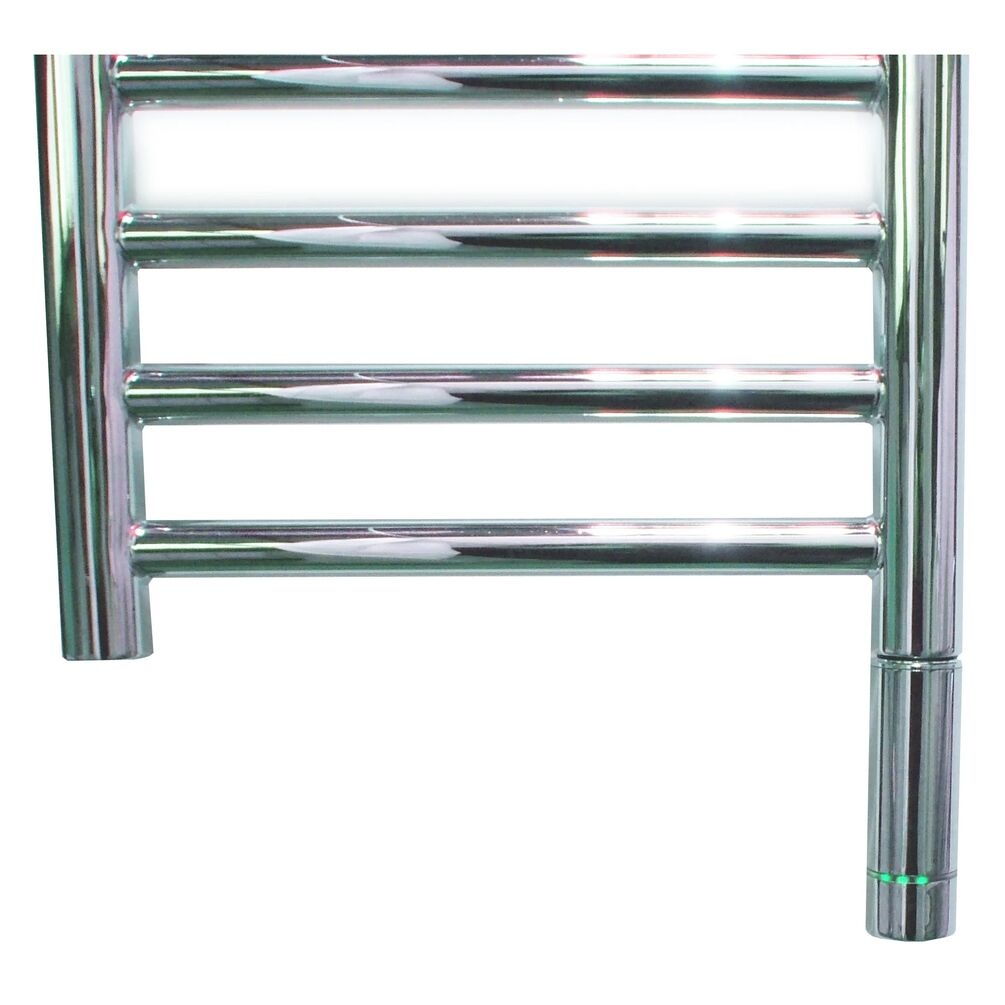 The Sussex Range by JIS Brunswick 1250mm x 350mm Polished Stainless Steel Electric Towel Rail