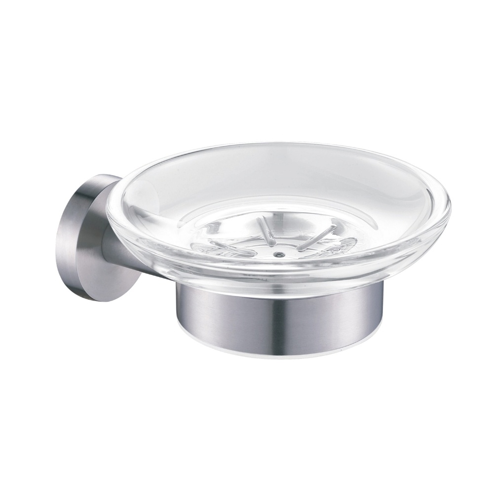 Product Cut out image of the JTP Inox Brushed Stainless Steel Soap Dish