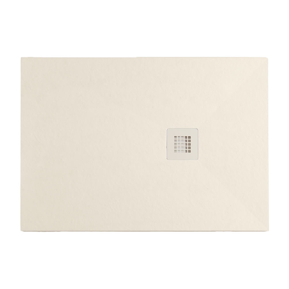 Cutout image of Just Trays Naturals Runswick Cream 1200mm x 900mm Stone Resin Shower Tray