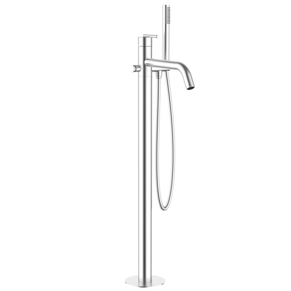 Crosswater 3ONE6 Lever Stainless Steel Floorstanding Bath Shower Mixer