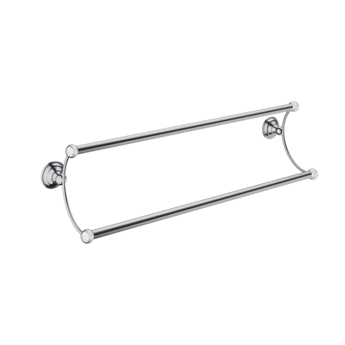 Product Cut out image of the Crosswater Belgravia Double Towel Rail