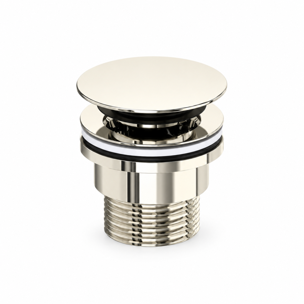 Cut out image of the Victoria + Albert Kit 25 Polished Nickel Universal Basin Waste