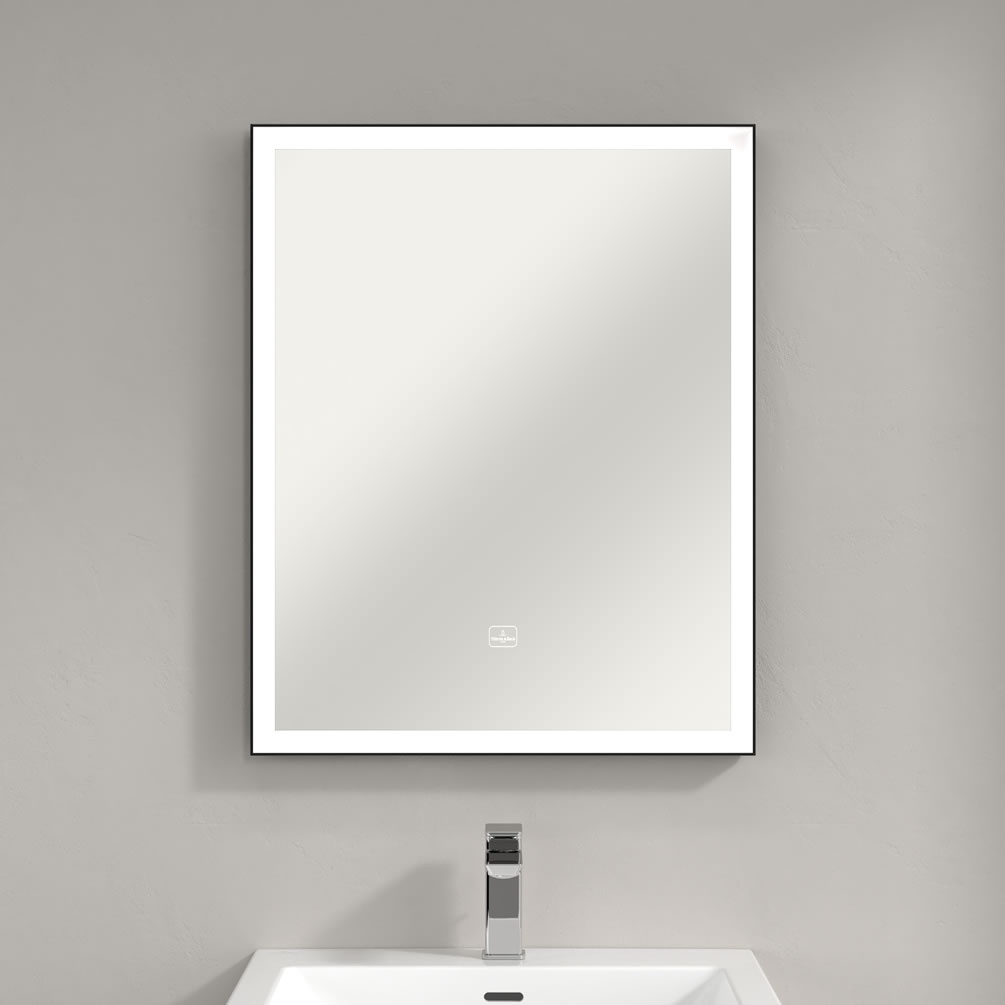 Lifestyle image of Villeroy & Boch Subway 3.0 BiColour 600 x 750mm LED Mirror