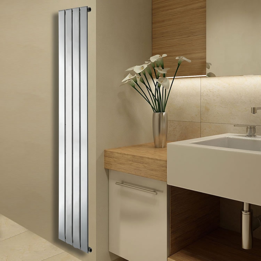 Lifestyle image of Lazzarini Livorno Chrome Towel Radiator