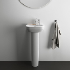 Lifestyle image of Ideal Standard i.life A 350mm Cloakroom Pedestal Basin