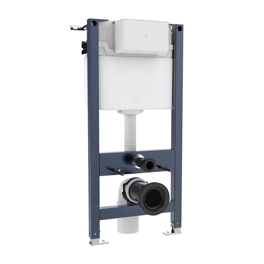 Burlington 980mm Wall Hung WC Support Frame Cutout Image