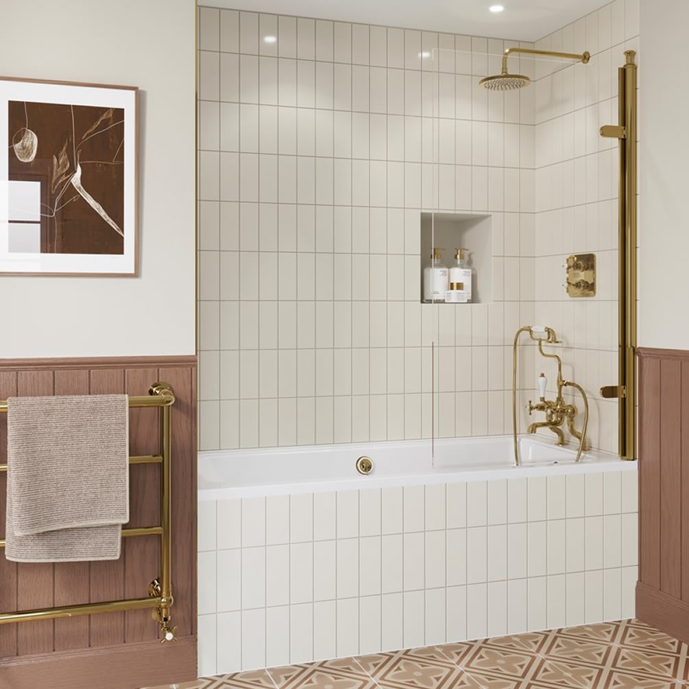 Burlington Classique 1909 Gold Bath Screen
