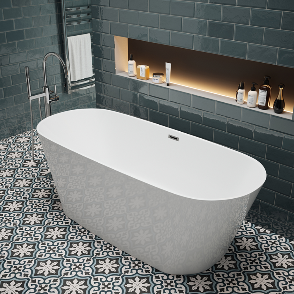 Lifestyle Photo of Morzine 1500mm Double Ended Freestanding Bath
