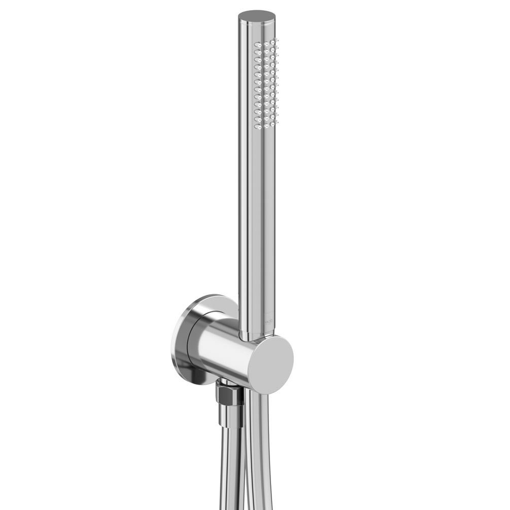 Vado Safari Chrome Single Function Mini Shower Kit With Outlet