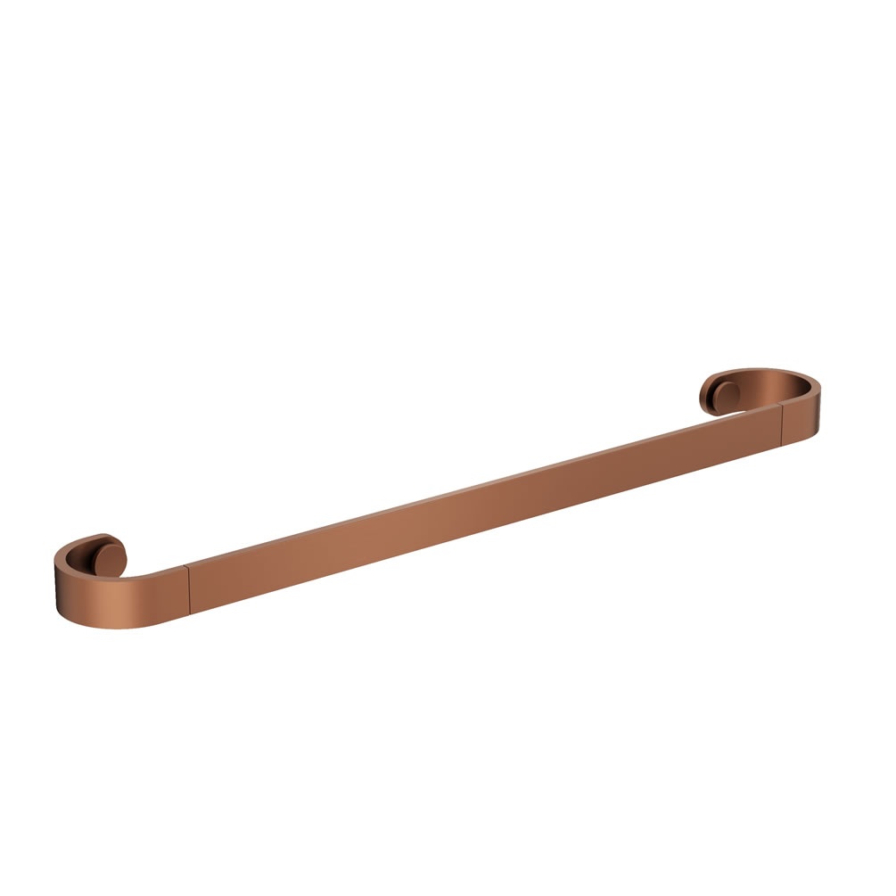 Cutout image of Crosswater Velo Brushed Bronze 600mm Towel Rail