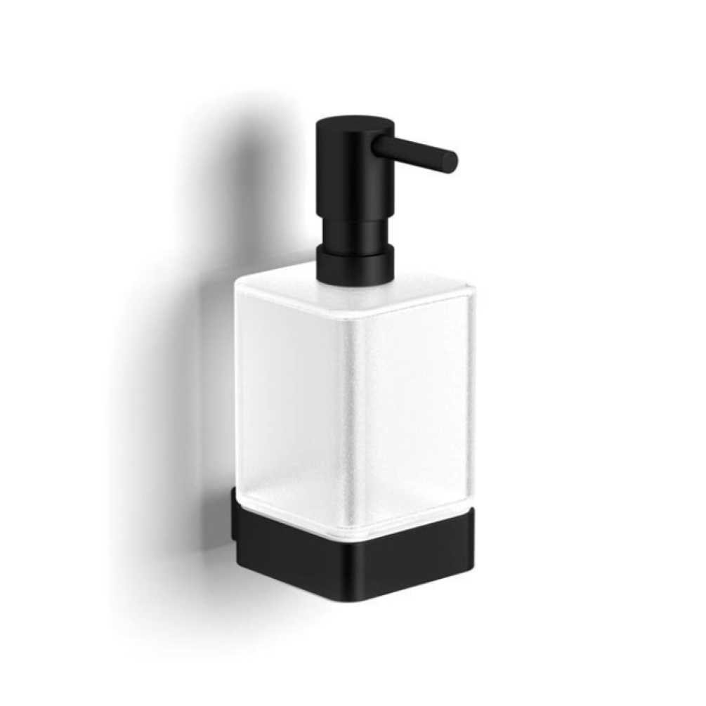 Product Cut out image of the HIB Atto Matt Black Soap Dispenser