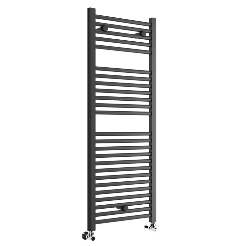 Cutout image of Lazzarini Roma Anthracite Towel Radiator 1230x500