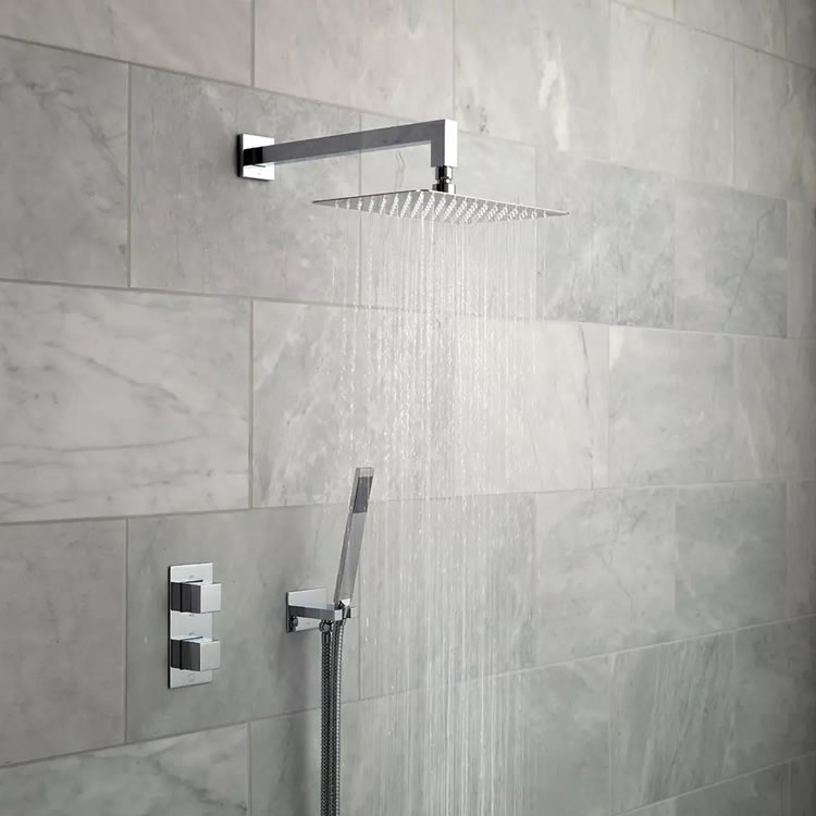 Vado Tablet Notion Twin Outlet Thermostatic Shower Pack Sanctuary