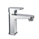 JTP Base Mini Single Lever Basin Mixer With Click Clack Waste