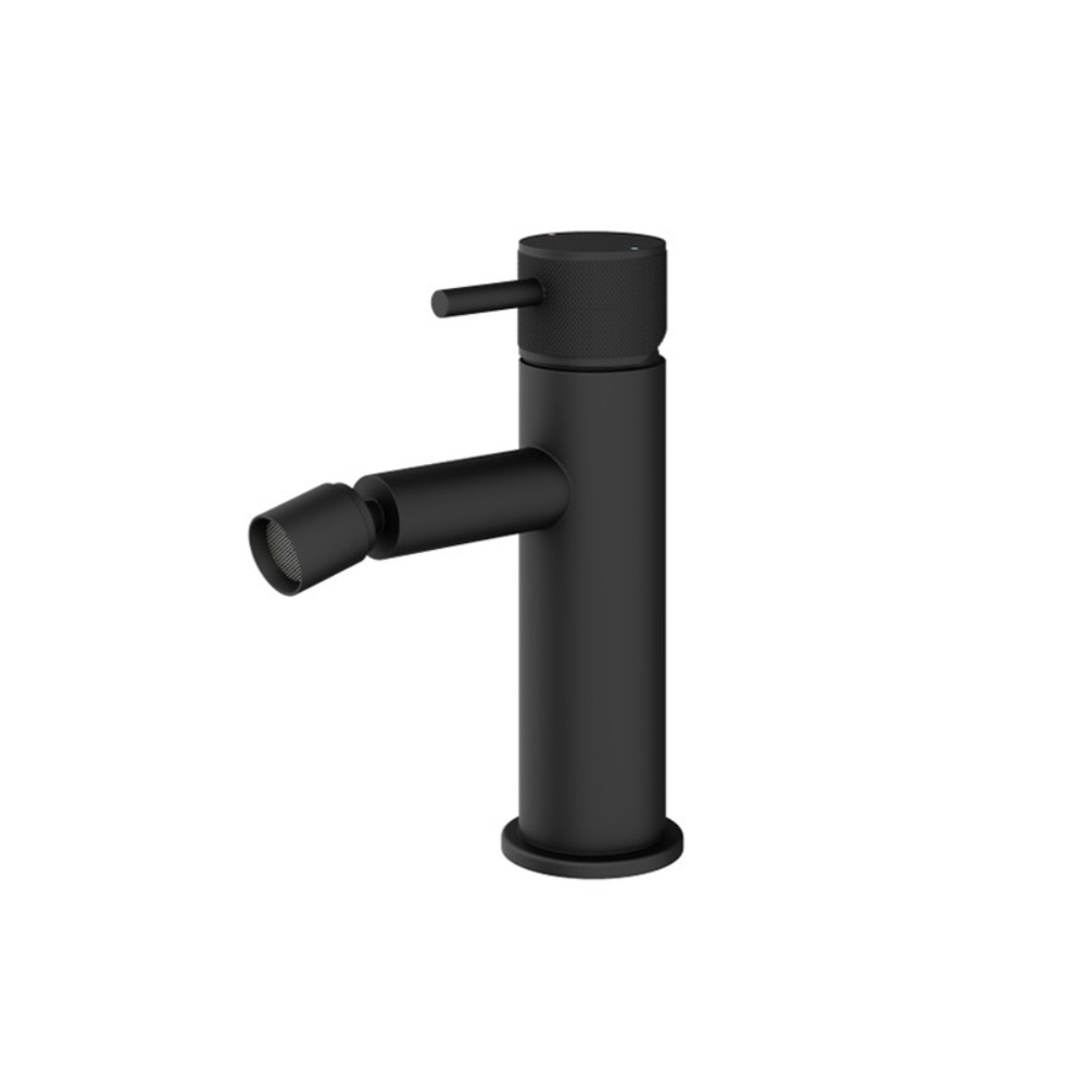 Product Cut out image of the Abacus Iso Pro Matt Black Mono Bidet Mixer