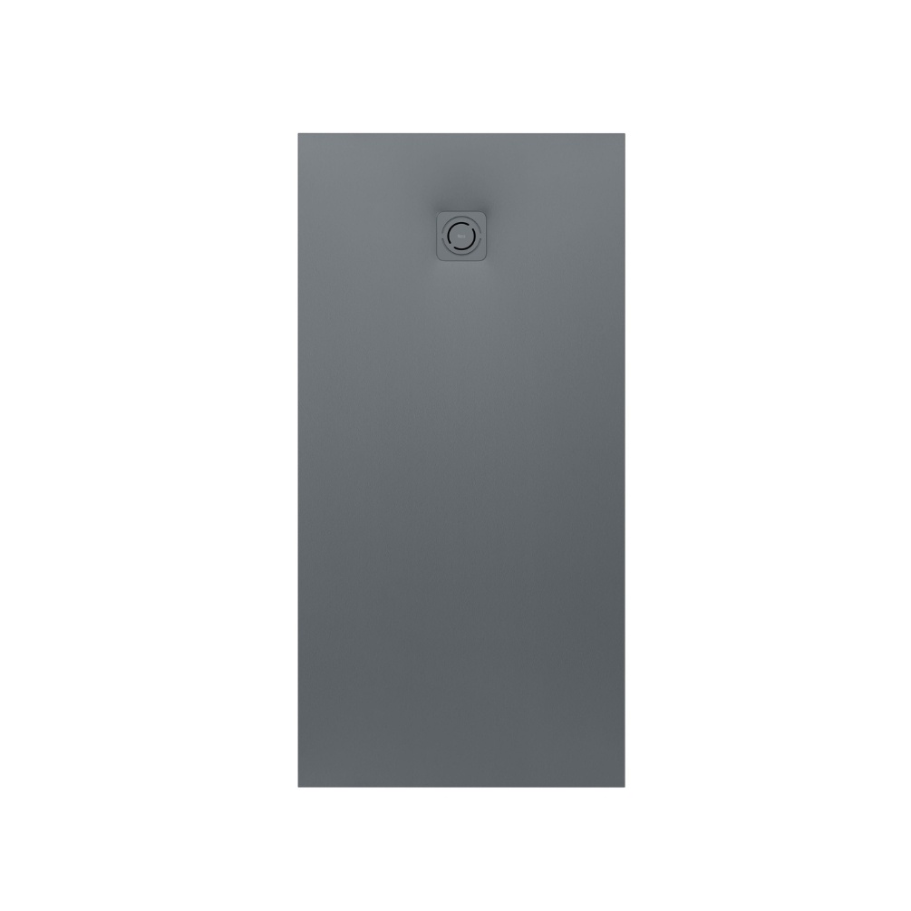 image of the Roca Terran-N Stonex 1000mm x 900mm Slate Shower Tray with Waste