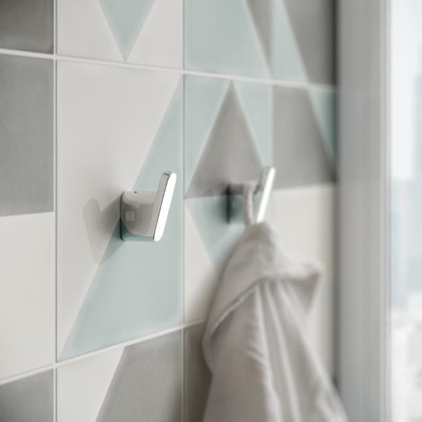 hib. Pico Chrome Robe Hook | Sanctuary Bathrooms
