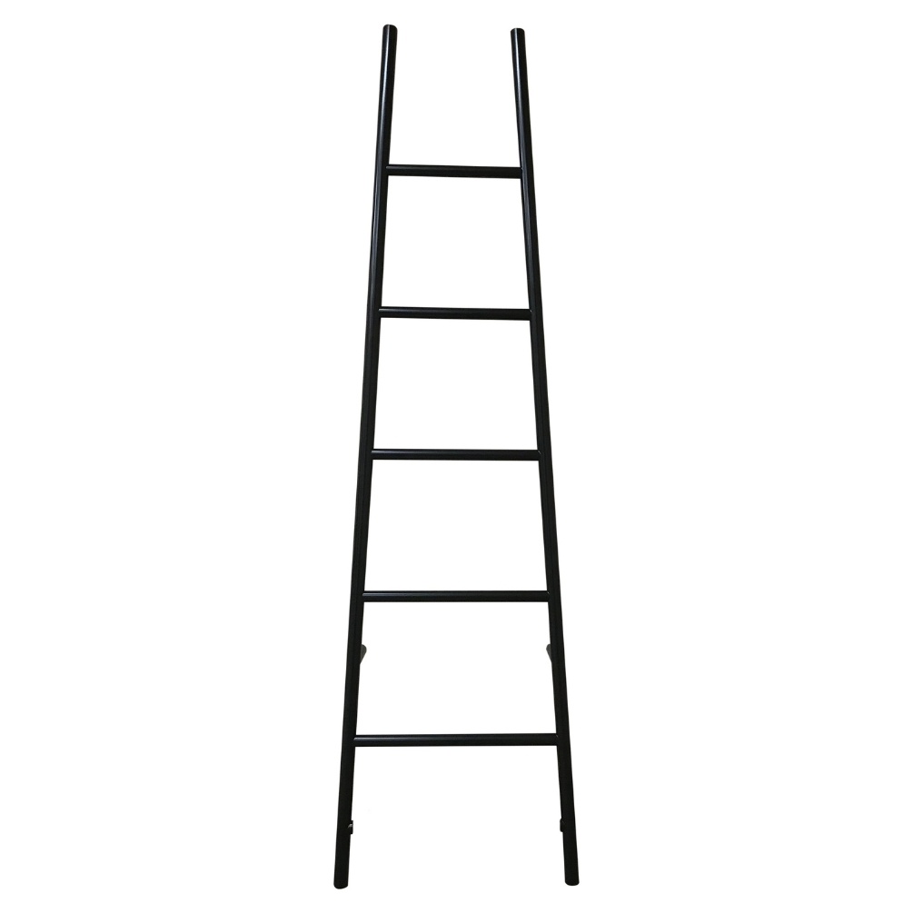 Cut out image of the The Sussex Range by JIS Rye 1800mm x 520mm Black Electric Leaning Towel Rail