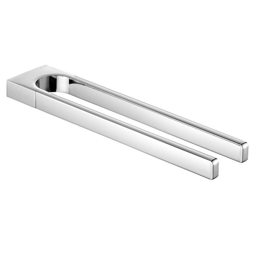 Product Cut out image of Keuco Collection Moll Chrome Double Arm Towel Rail 12719 010000
