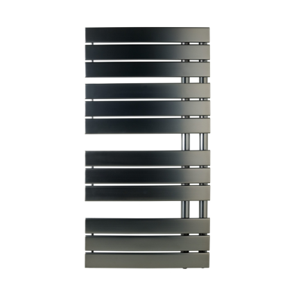 Cutout Photo of JTP Cleo Brushed Black Radiator 1400 x 550mm