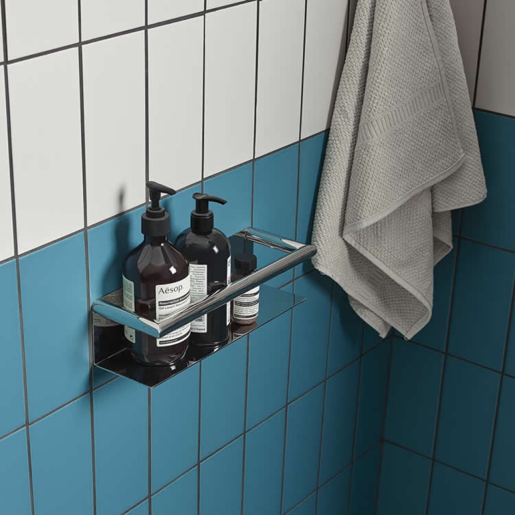 Roper Rhodes Idol Shower Shelf with Rail - Image 1