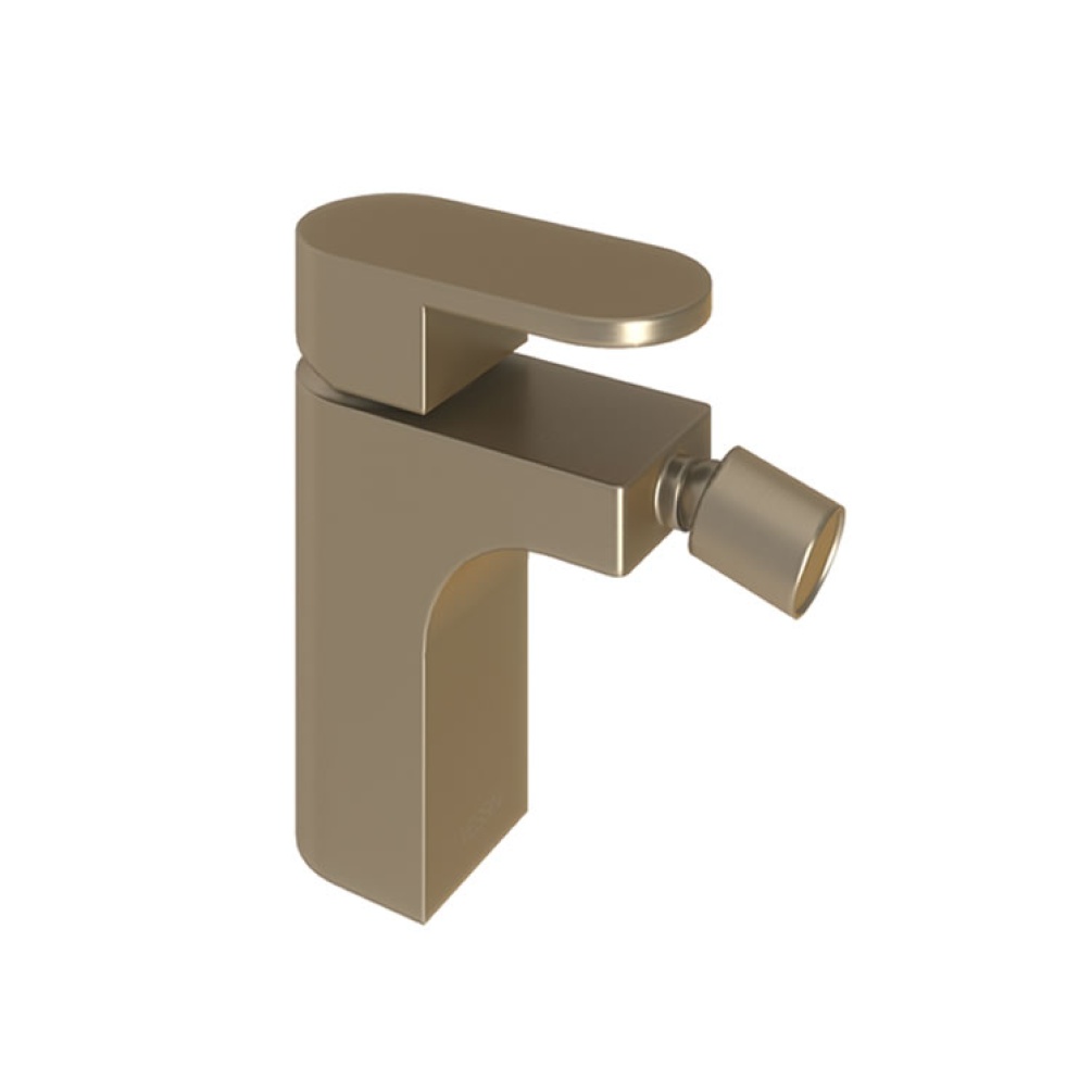 Product Cut out image of the Abacus Ki Brushed Nickel Mono Bidet Mixer