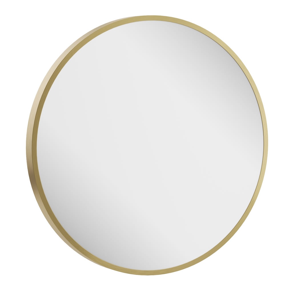 Cutout image of Crosswater Infinity 500mm Brushed Brass Mirror