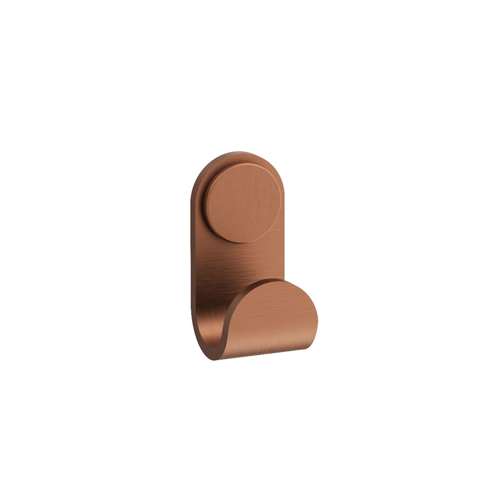 Cutout image of Crosswater Velo Brushed Bronze Robe Hook