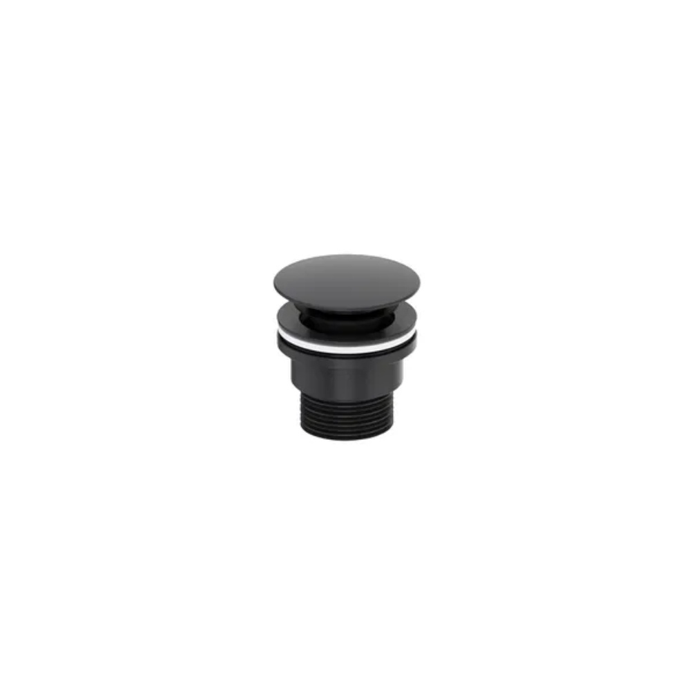 Cut out image of the Victoria + Albert Kit 25 Matt Black Universal Basin Waste