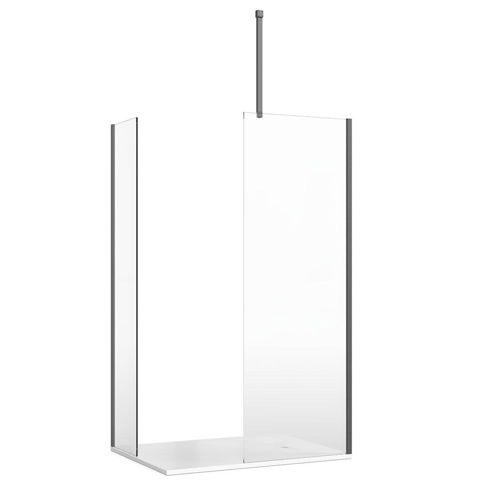 Slate 700 Crosswater Gallery 10 Slate 700 Wetroom Screen | Sanctuary Bathrooms