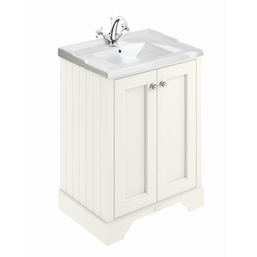 Photo of Bayswater Pointing White 600mm 2 Door Vanity Unit & Basin