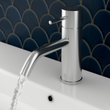 Lifestyle Photo of JTP Inox Brushed Stainless Steel Mono Basin Mixer