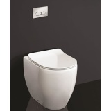 Photo of Crosswater Glide II Gloss White Rimless Back to Wall WC & Seat