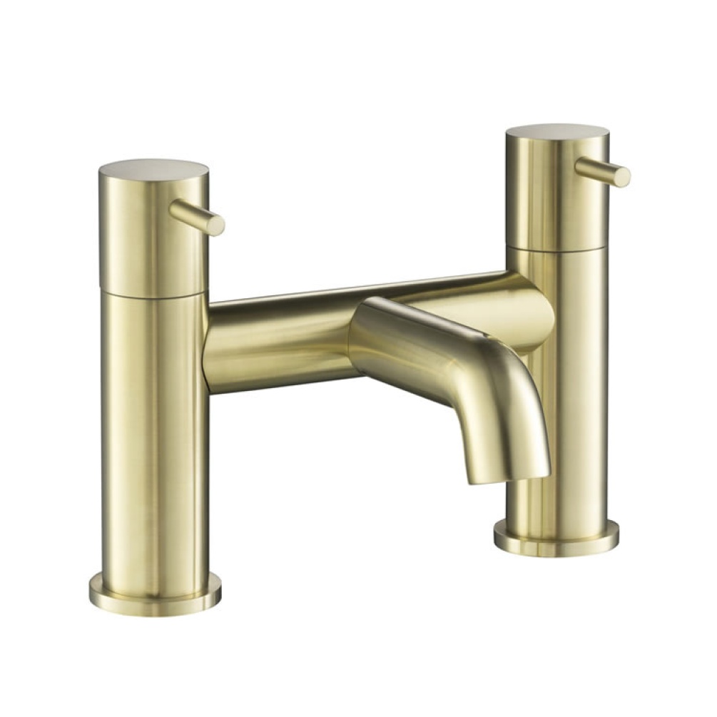 Product Cut out image of the JTP Vos Brushed Brass Bath Filler