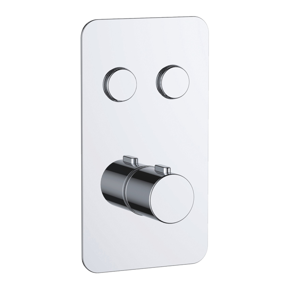Photo of JTP Hugo Touch Two Outlet Push Button Shower Valve Cutout