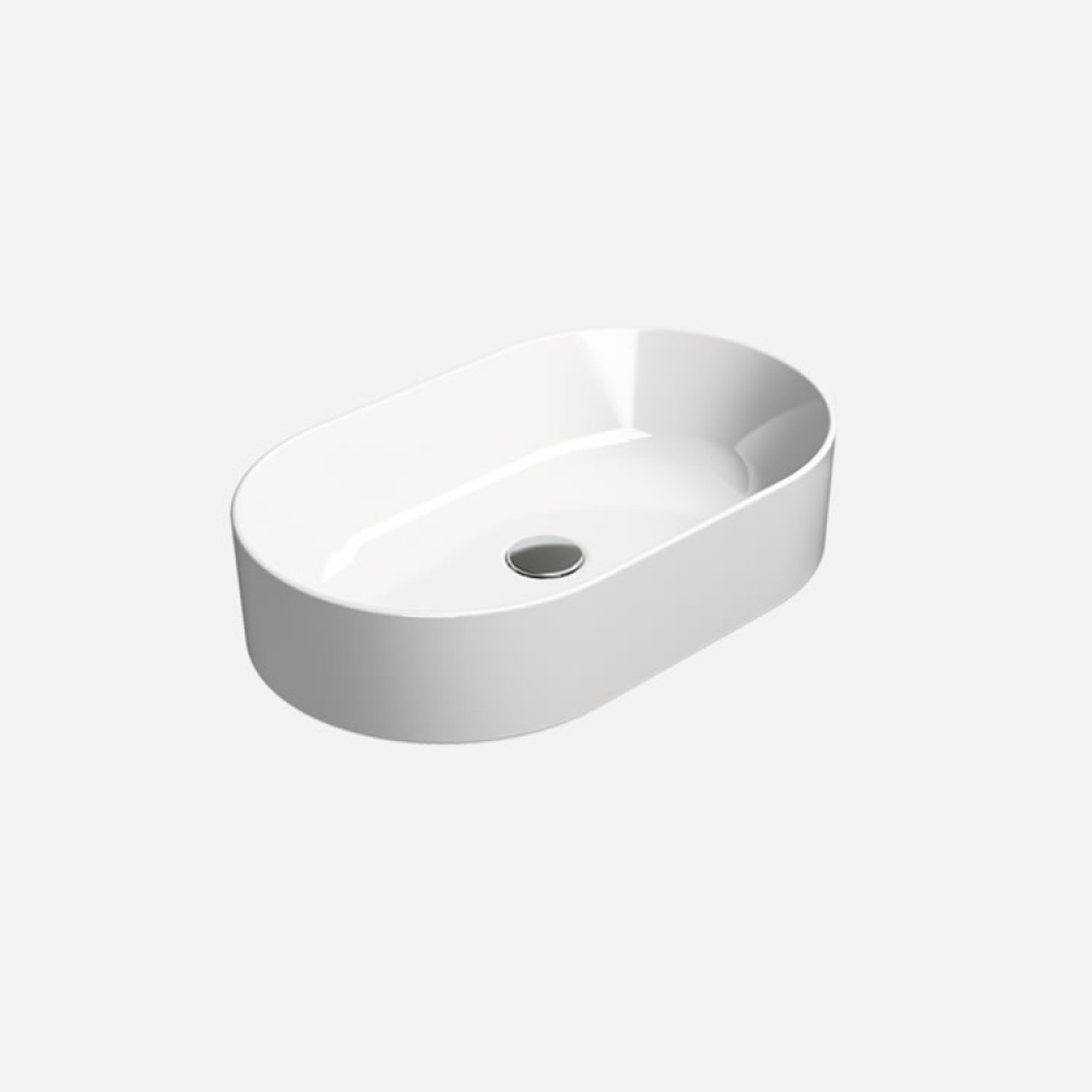 Photo of GSI Kube X 60 Round Countertop Basin Angled View