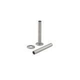 Cutout image of Redroom by Barwick Nickel 18 x 130mm Radiator Pipe Shrouds
